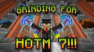 Grinding For HOTM 7 In HYPIXEL SKYBLOCKS NEW MINING UPDATE!!!