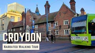 CROYDON, Greater London | 4K Narrated Walking Tour | Let's Walk 2025