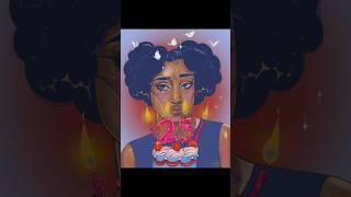 anyone else turning 25 and feeling every emotion mixed together  #illustration #painting