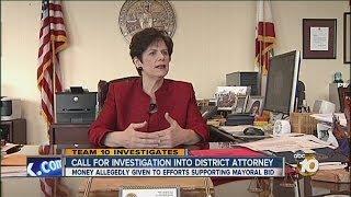 Former city attorney calls for investigation into District Attorney Bonnie Dumanis