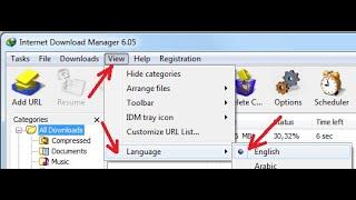 CHANGE INTERNET DOWNLOAD MANAGER LANGUAGE EASILY