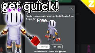 How To GET The GIL BY GUILDED BUNDLE for FREE in Roblox! QUICK!