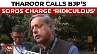 Congress-BJP Clash Over George Soros Allegations And Adani Issue In Parliament, Tharoor Slams BJP