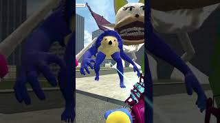 NEW EVOLUTION The Sonic Tapes Family Vs All Zoochosis Mutant Animals In Garry's Mod 2