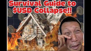 Survival Guide to US Dollar collapse!Where BTC gold Silver headed long term? #Bitcoin #gold #crypto