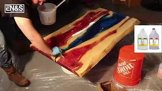 Deep Pour Casting Epoxy Resin for Home Design Wood Furniture