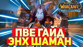 Пве гайд Энх шаман world of warcraft lich king classic