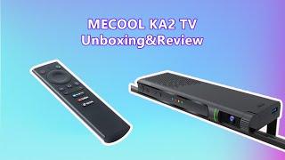 Review MECOOL KA2 TV Amlogic S905X4 Android 10 TV Box Unboxing