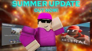 SUMMER UPDATE OUT NOW... | All New Additions (Roblox Arsenal)