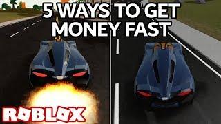 5 WAYS TO GET MONEY FAST | ROBLOX Vehicle Simulator