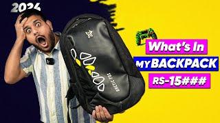 What's Inside My Gaming/Travel Backpack  @IndianBackpacker