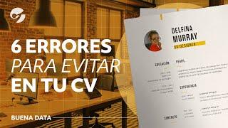 Cómo ARMAR un BUEN CURRICULUM VITAE (CV) para buscar y conseguir TRABAJO | Buena Data