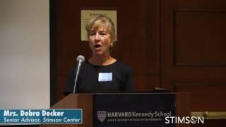 Mrs  Debra Decker, Senior Advisor, Stimson Center