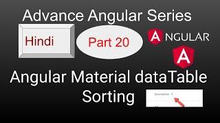 Angular Material data Table Sorting | shorting in  angular 12 data table | sorting in Angular table