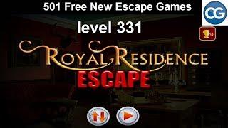 [Walkthrough] 501 Free New Escape Games level 331 - Royal residence escape - Complete Game