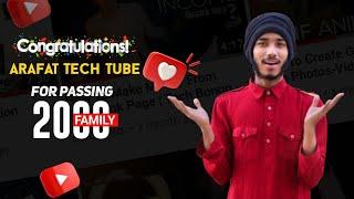 Congratulations Arafat Tech Tube For Passing 1 Thousand Subscriber | Ariyan Shakib Wish Part 2