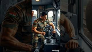 The soldier saved passengers in the final seconds 