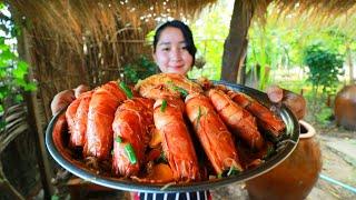 Yummy Cooking Shrimp Fry Glass Noodle - Cooking With Sros