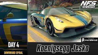 Need For Speed No Limits - Koenigsegg Jesko | Shadowfall (Day 4 - Downward Spiral)