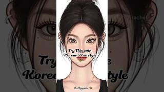 Try this cute Korean Hairstyle #hairstyles #fypシ゚viral