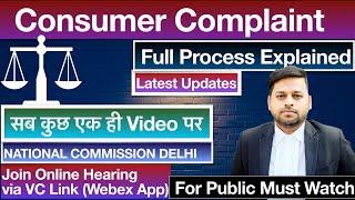 Consumer Complaint Online ConfoNet | VC Links for NCDRC Delhi @legalfree  Advocate Alok Kumar Pasi