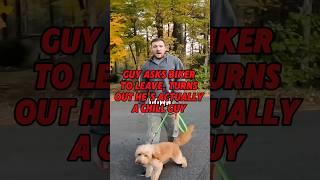 Karen Asks Biker To Leave, Turns Out He’s Actually A Chill Guy | ​⁠@akidnamedsage#motorcycle#karen