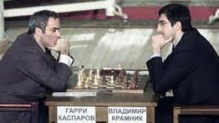 Garry Kasparov vs Vladimir Kramnik | Kremlin  Stars Rapid Final blitz playoff, 1996 #chess