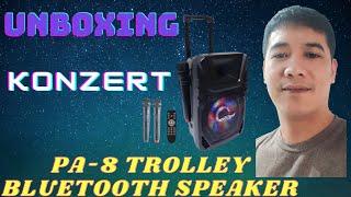 UNBOXING KONZERT PA-8 TROLLEY BLUETOOTH SPEAKER | BREE SOLUTIONS