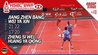 Zheng Si Wei / Huang Ya Qiong vs Jiang Zhen Bang / Wei Ya Xin | World Tour Finals 2024 | Highlights