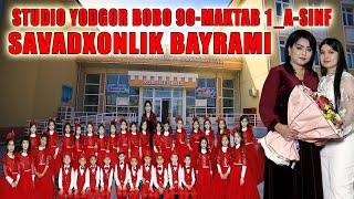 90-MAKTAB SAVODXONLIK BAYRAMI 1-A SINF BOLAJONLAR ALIFBE JIZZAX G`ALLAOROL
