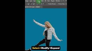 Create outline Stroke effect in Photoshop #shorts #photoshop_tutorial