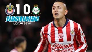 CHIVAS 1-0 SANTOS J1 | El 'Piojo' hace ganar al Rebaño