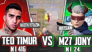 teoTIMUR vs m27JONY 1x1 TDM! temur yutqazdimi  PUBG MOBILE