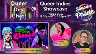 Talking Queer Horror w/ Creative Director of Sorry We're Closed @ Queer Indies Showcase!