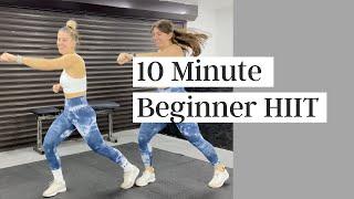 10 Minute Beginner HIIT Workout | No Equipment Cardio Workout | Get Toned