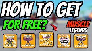 How to Get Pets for FREE in Muscle Legends 2024  | Roblox Muscle Legends Pets 2024