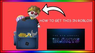 How to get the Metaverse Explorer's Backpack on Roblox! | 8th Annual Bloxy Awards!