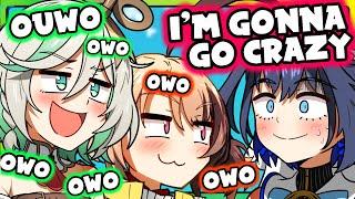 Cecilia and Gigi drive Ouwo Kwonii Senpai crazy