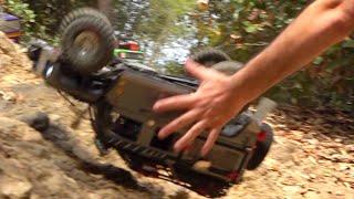 RC CRAWLER FAILS and Crash Off Road 4x4 Trail Course