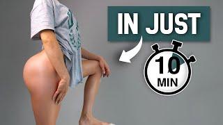 PERFECT BUBBLE BUTT in JUST 10 MIN! Floor Only, No Squats, No Equipment, At Home Workout