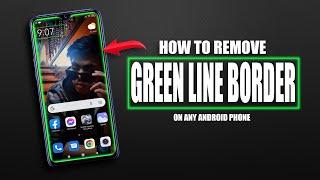 How to remove Green Line Border I Tagalog Tutorial