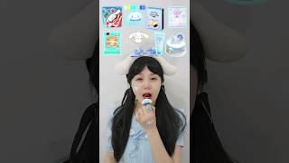 CINNAMOROLL MUKBANG🩵 #tiktok #shorts