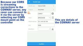 GNSS TUTORIAL -  HOW TO USE INTERNAL GSM MODE TO CONNECT TO A COR STATION