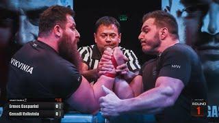 Ermes Gasparini vs Genadi Kvikvinia 4-2. Armwrestling