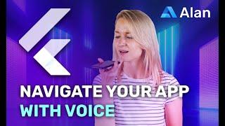 Navigating Through the Flutter App Using Voice
