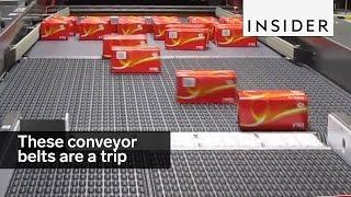 These conveyor belts are a trip