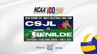 Letran vs Benilde (Men's Volleyball Final Four) | NCAA Season 100