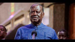 LIVE: Raila Odinga Presser