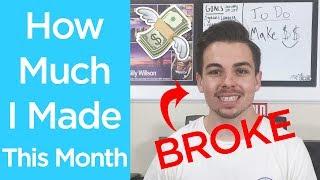 HOW MUCH MONEY I Made my 2ND Month | Beginner Entrepreneur | Billy Willson Social Media Marketing |