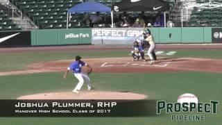 Joshua Plummer Prospect Video, RHP, Hanover High School Class of 2017